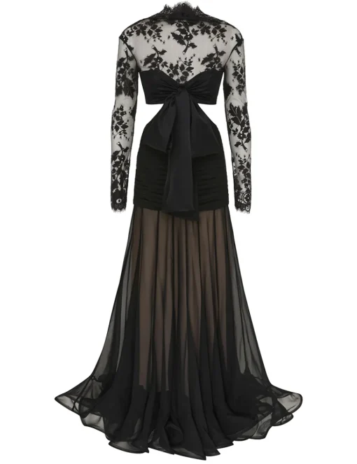 Illustration Flounce Gown