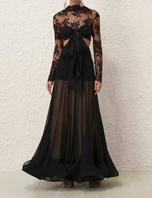 Illustration Flounce Gown