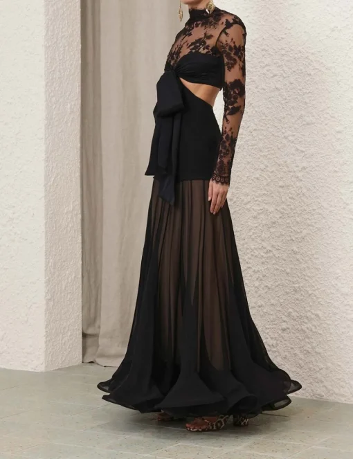 Illustration Flounce Gown