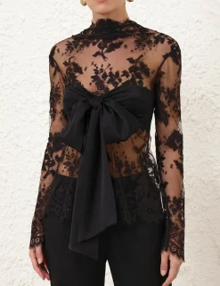 Illustration Lace Bow Bodice