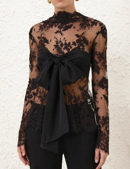 Illustration Lace Bow Bodice