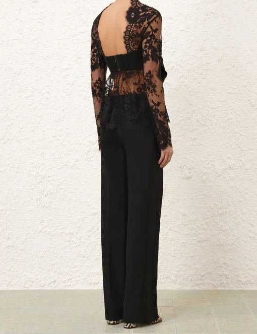 Illustration Lace Bow Bodice