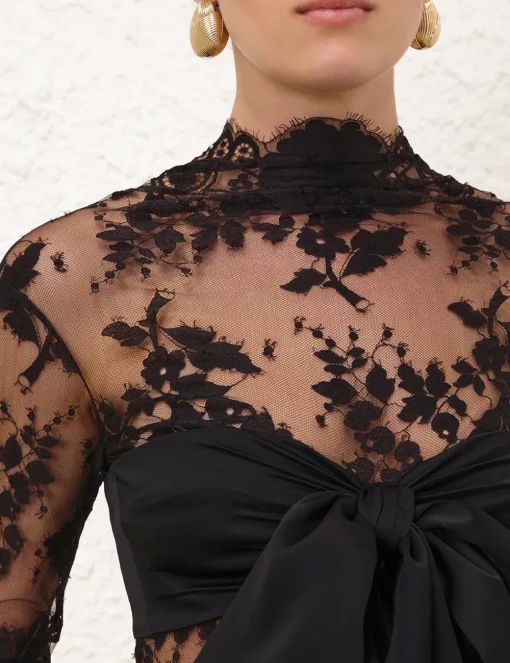 Illustration Lace Bow Bodice