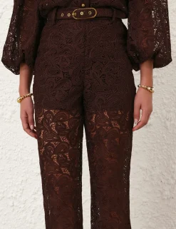 Illustration Lace Flare Pant