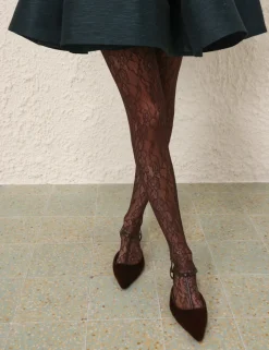 Illustration Lace Leggings