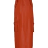 Illustration Leather Skirt
