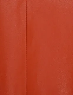 Illustration Leather Skirt