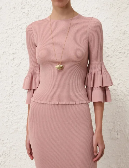 Illustration Tiered Ruffle Top