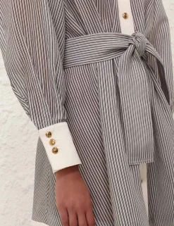 Illustration Tuck Mini Dress