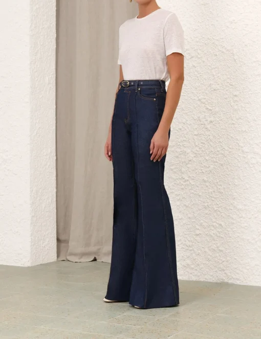 Illustration Wide Leg Jean