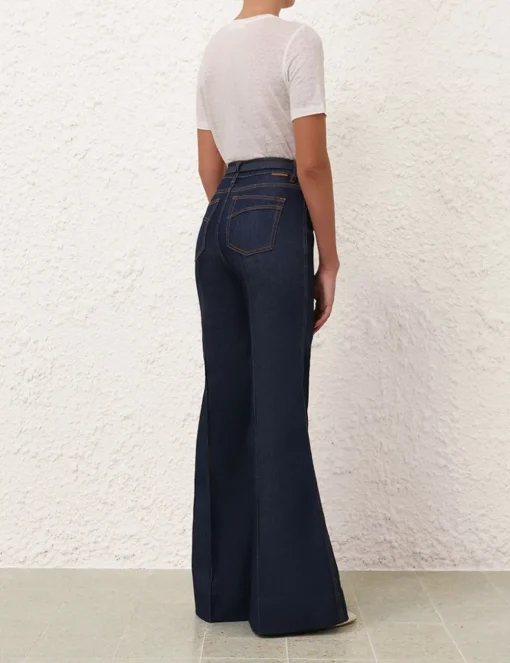 Illustration Wide Leg Jean