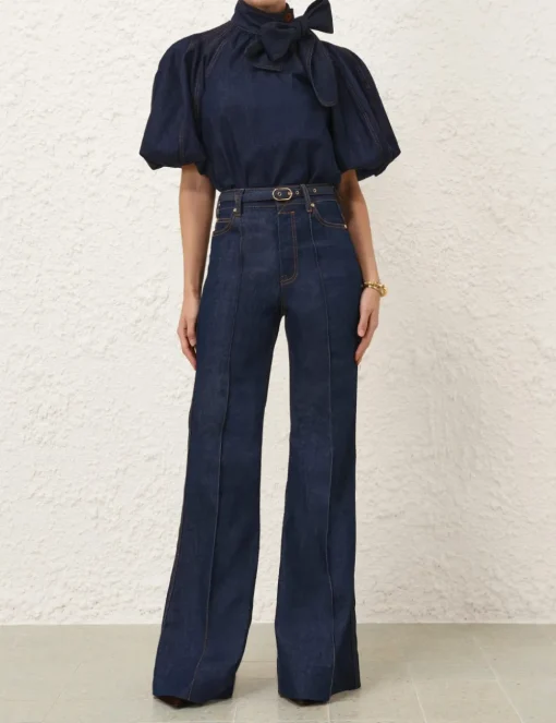 Illustration Wide Leg Jean