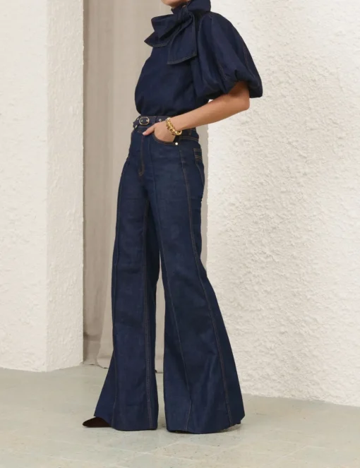 Illustration Wide Leg Jean
