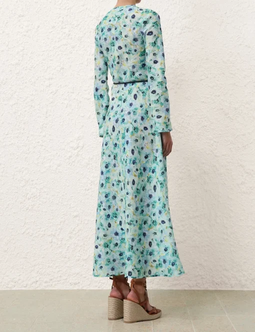 Lightburst Bias Long Dress