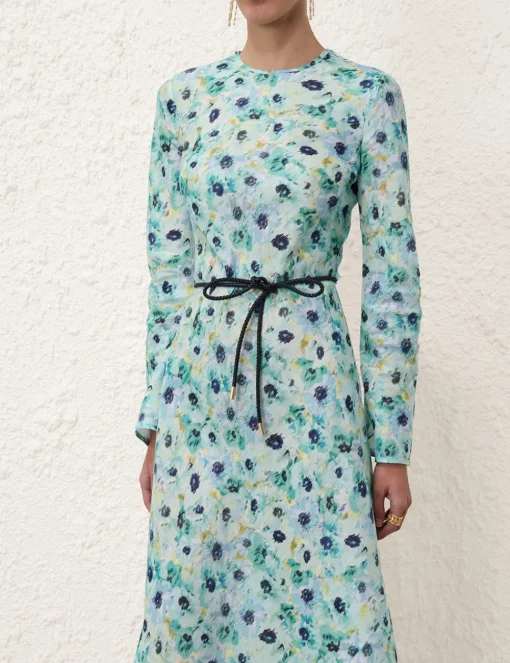 Lightburst Bias Long Dress