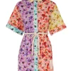 Lightburst Trimmed Shirt Dress