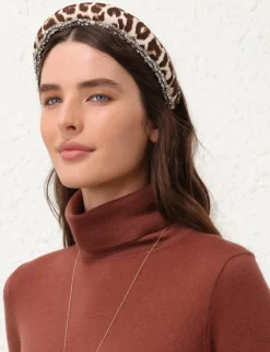 Linen Rhinestone Headband