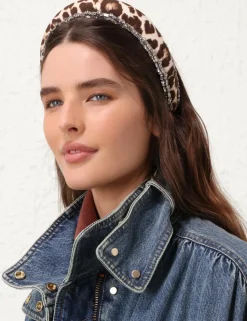 Linen Rhinestone Headband