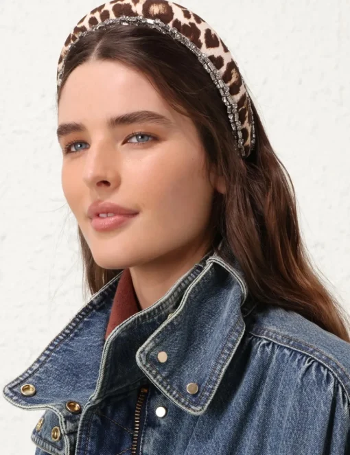 Linen Rhinestone Headband