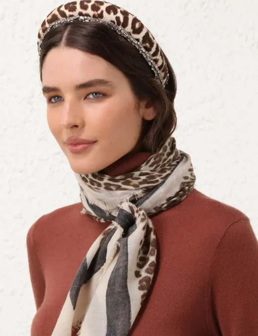 Linen Rhinestone Headband