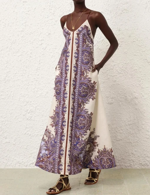 Ottie A-line Maxi Dress
