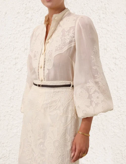 Ottie Embroidered Blouse