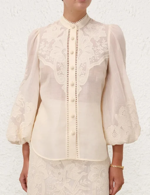 Ottie Embroidered Blouse