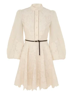 Ottie Embroidered Mini Dress