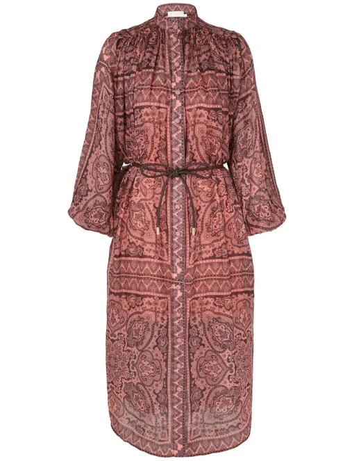 Ottie Long Sleeve Shirt Dress