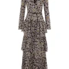 Ottie Tiered Midi Dress
