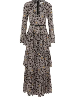 Ottie Tiered Midi Dress