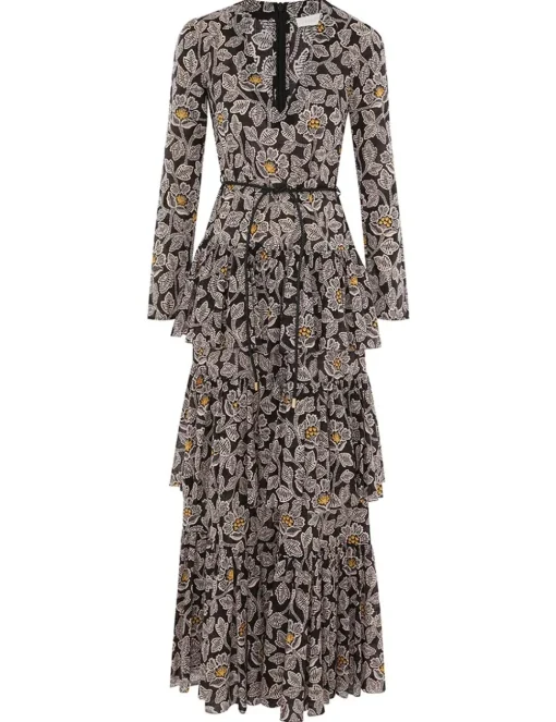 Ottie Tiered Midi Dress