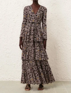 Ottie Tiered Midi Dress