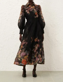 Pavilion Gathered Midi Skirt