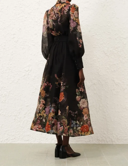 Pavilion Gathered Midi Skirt