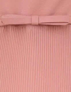 Pleated Frill Midi Dress
