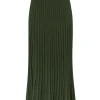 Pleated Midi Skirt