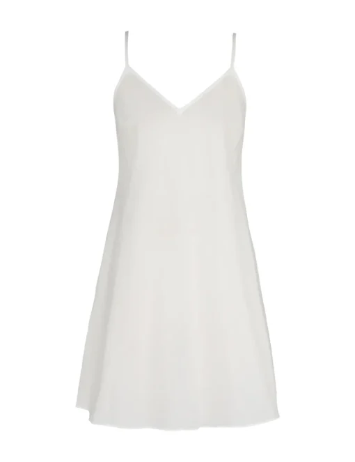 Pop Lace Trimmed Mini Dress