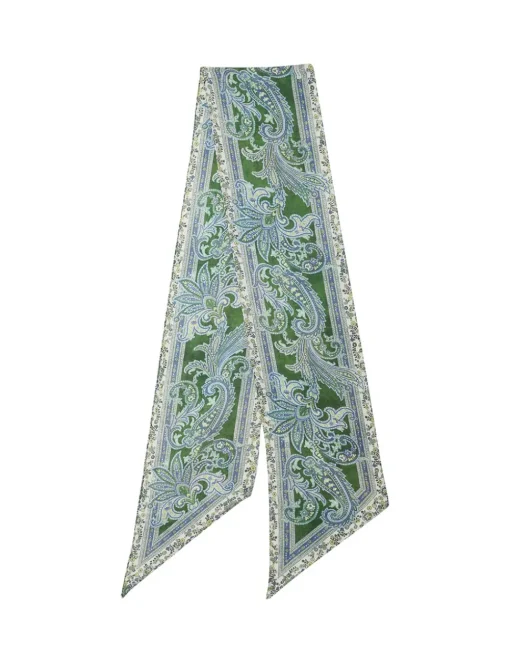 Printed Silk Neck Scarf