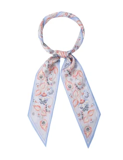 Printed Silk Ribbon Scarf