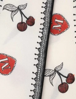 Printed Silk Ribbon Scarf