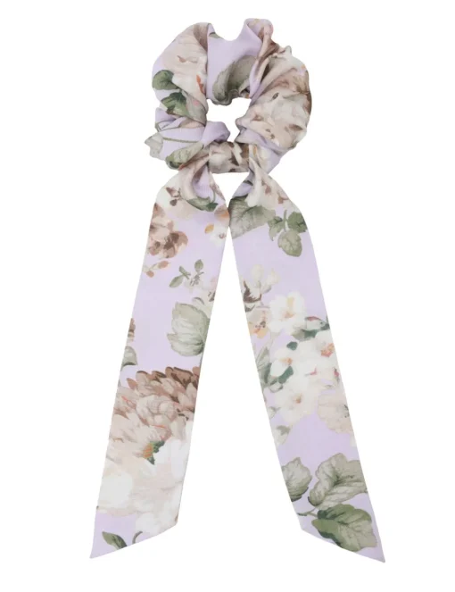 Printed Silk Scrunchie