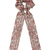 Printed Silk Scrunchie