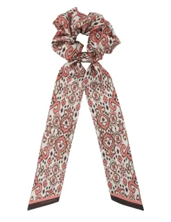 Printed Silk Scrunchie