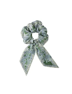 Printed Silk Scrunchie