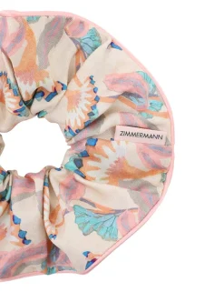 Printed Silk Scrunchie