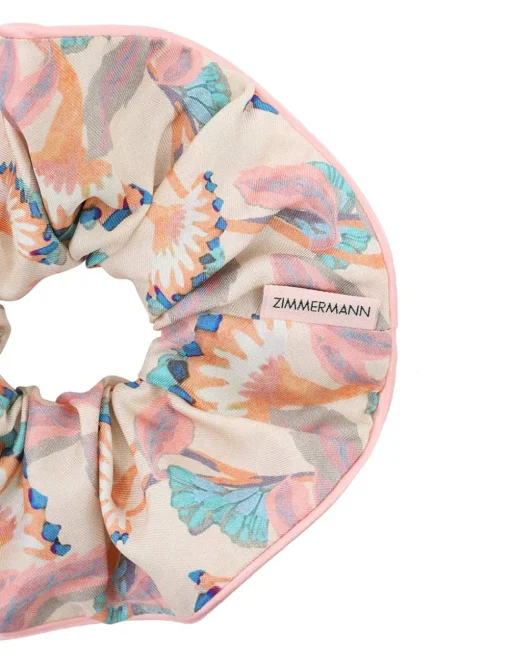 Printed Silk Scrunchie