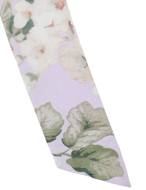 Printed Silk Scrunchie