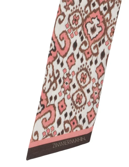 Printed Silk Scrunchie
