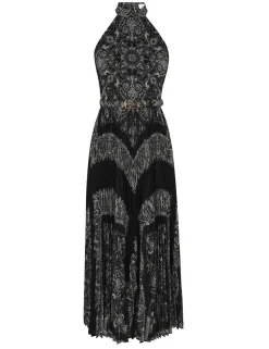 Sunray Halter Picnic Dress